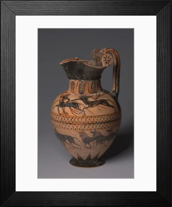 Framed Print : Pontic Oinochoe, c. 520 BC. Creator: Unknown Framed Print : Pontic Oinochoe, c. 520 BC. Creator: Unknown
