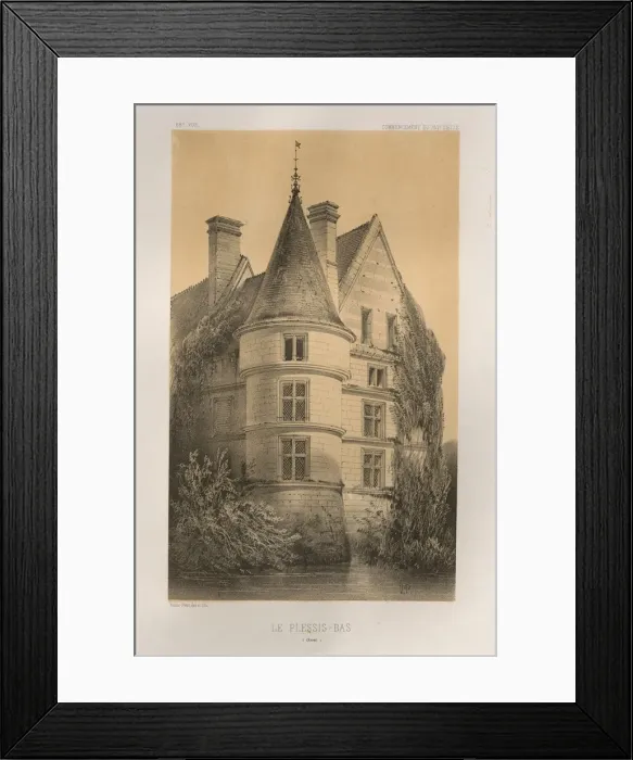Framed Print : Pl. 68, Le Plessis-Bas (Aisne), 1860. Creator: Victor Petit (French, 1817-1874) Framed Print : Pl. 68, Le Plessis-Bas (Aisne), 1860. Creator: Victor Petit (French, 1817-1874)