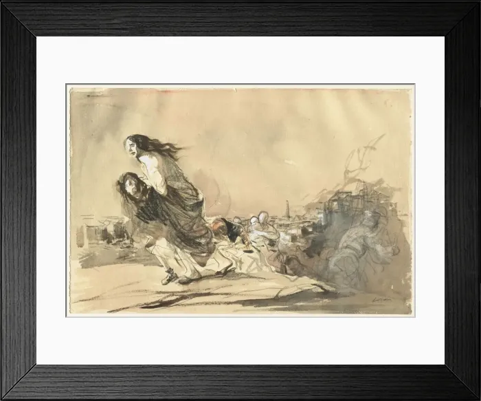 Framed Print : The German troups received the formal order to spare private property Framed Print : The German troups received the formal order to spare private property