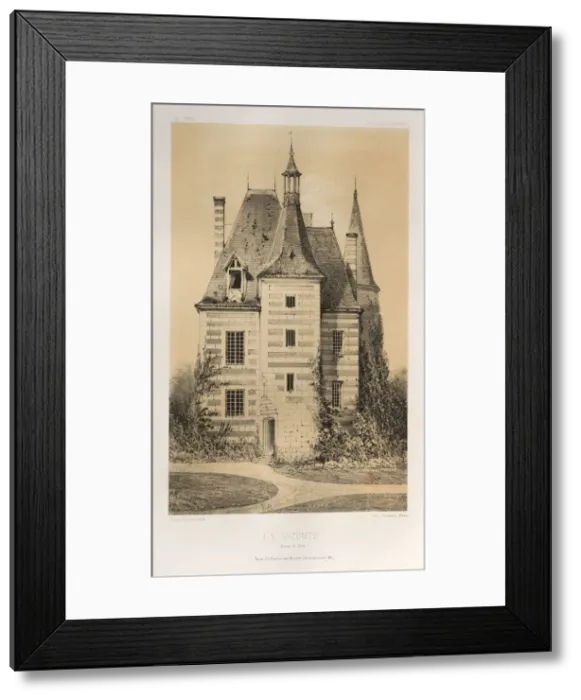 Framed Print : Pl. 75, La Vicomte (Saone et Loire), 1860. Creator: Victor Petit (French, 1817-1874) Framed Print : Pl. 75, La Vicomte (Saone et Loire), 1860. Creator: Victor Petit (French, 1817-1874)