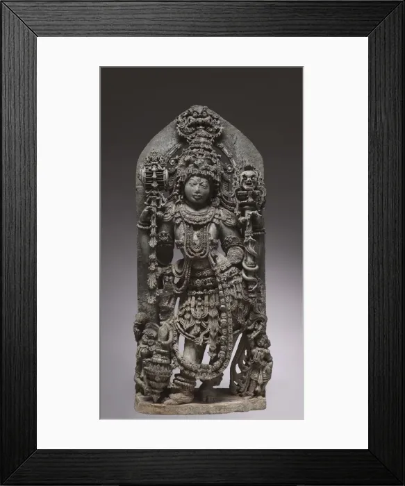 Framed Print : A Guardian of Shiva, 1200s. Creator: Unknown Framed Print : A Guardian of Shiva, 1200s. Creator: Unknown