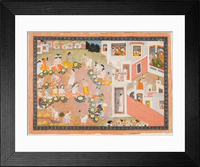Framed Print : A Feast for the Gods, c. 1810. Creator: Unknown Framed Print : A Feast for the Gods, c. 1810. Creator: Unknown