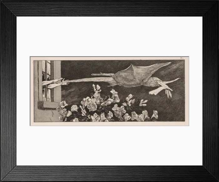 Framed Print : A Glove: The Abduction, 1880. Creator: Max Klinger (German, 1857-1920) Framed Print : A Glove: The Abduction, 1880. Creator: Max Klinger (German, 1857-1920)