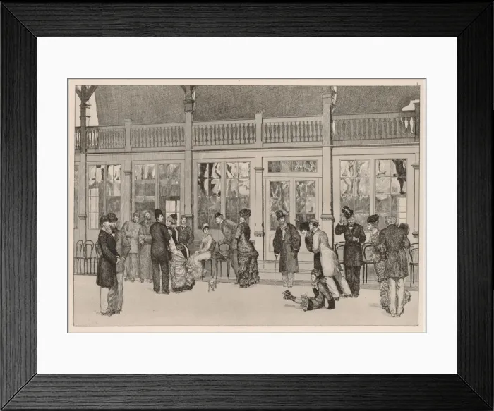 Framed Print : A Glove: The Locale, 1880. Creator: Max Klinger (German, 1857-1920) Framed Print : A Glove: The Locale, 1880. Creator: Max Klinger (German, 1857-1920)