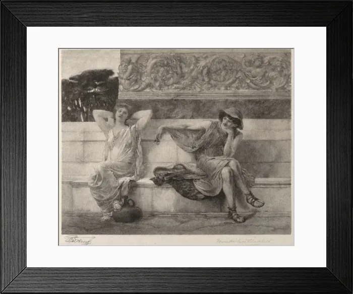 Framed Print : A Difference, 1887. Creator: Francis Scott King (American, 1850-1913) Framed Print : A Difference, 1887. Creator: Francis Scott King (American, 1850-1913)