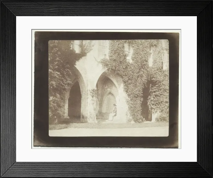 Framed Print : Calvert Jones Seated in the Sacristy of Lacock Abbey, 1845. Creator: William Henry Fox Talbot Framed Print : Calvert Jones Seated in the Sacristy of Lacock Abbey, 1845. Creator: William Henry Fox Talbot