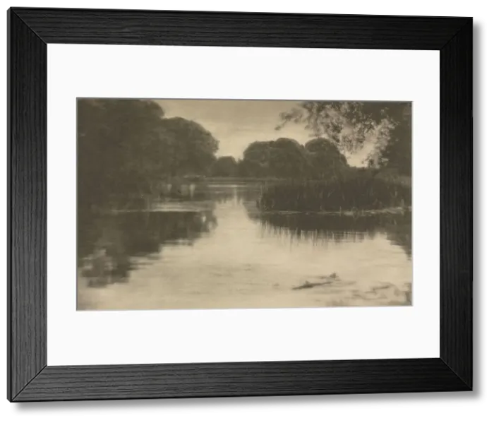 Framed Print : Camera Work: Bolney Backwater, 1910. Creator: J. Craig Annan (British, 1864-1946) Framed Print : Camera Work: Bolney Backwater, 1910. Creator: J. Craig Annan (British, 1864-1946)