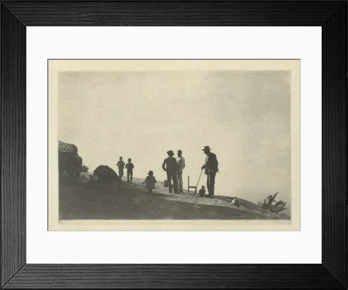 Framed Print : Camera Work: Group on a Hill Road - Granada, 1914. Creator: J. Craig Annan (British, 1864-1946) Framed Print : Camera Work: Group on a Hill Road - Granada, 1914. Creator: J. Craig Annan (British, 1864-1946)