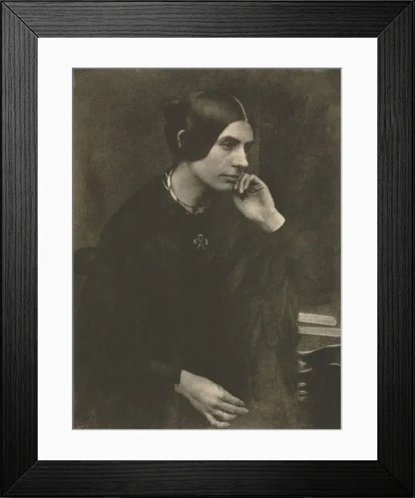 Framed Print : Camera Work: Lady in Black, 1912. Creator: David Octavius Hill (British, 1802-1870) Framed Print : Camera Work: Lady in Black, 1912. Creator: David Octavius Hill (British, 1802-1870)