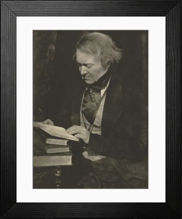 Framed Print : Camera Work: Mr. Rintoul, Editor Spectator, 1912. Creator: David Octavius Hill
