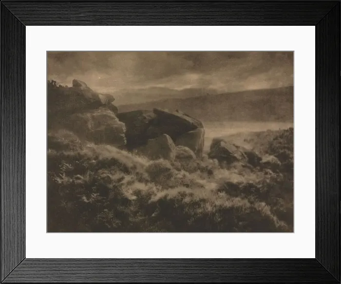 Framed Print : Camera Work: Rain from the Hills, 1905. Creator: A. Horsley Hinton (British, 1863-1908) Framed Print : Camera Work: Rain from the Hills, 1905. Creator: A. Horsley Hinton (British, 1863-1908)