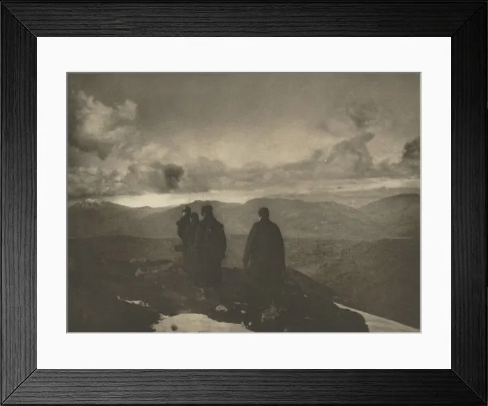 Framed Print : Camera Work: The Dark Mountains, 1904. Creator: J. Craig Annan (British, 1864-1946) Framed Print : Camera Work: The Dark Mountains, 1904. Creator: J. Craig Annan (British, 1864-1946)