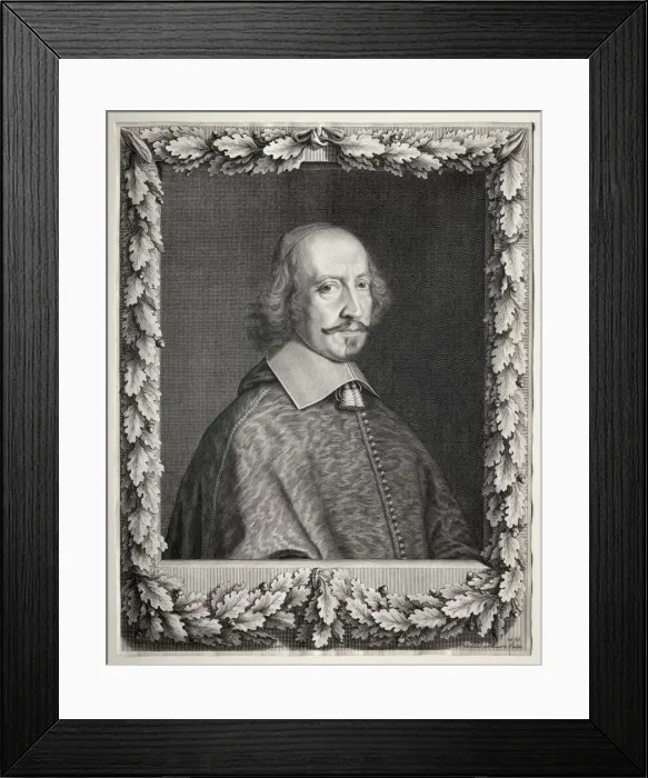 Framed Print : Cardinal Mazarin, 1656. Creator: Robert Nanteuil (French, 1623-1678) Framed Print : Cardinal Mazarin, 1656. Creator: Robert Nanteuil (French, 1623-1678)