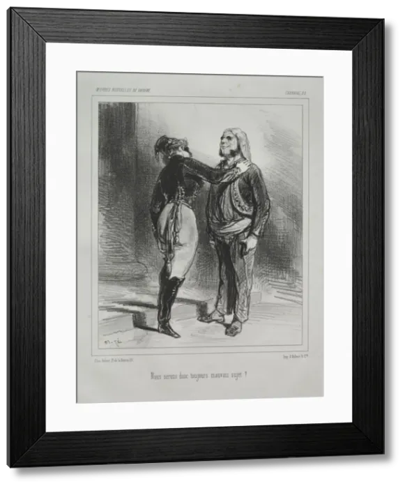 Framed Print : Carnaval. Creator: Paul Gavarni (French, 1804-1866) Framed Print : Carnaval. Creator: Paul Gavarni (French, 1804-1866)