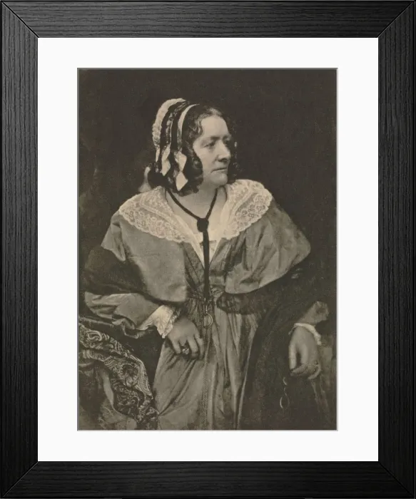 Framed Print : Camera Work: Mrs. Anna Brownell Jameson, 1912. Creator: David Octavius Hill (British Framed Print : Camera Work: Mrs. Anna Brownell Jameson, 1912. Creator: David Octavius Hill (British