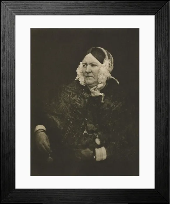 Framed Print : Camera Work: Mrs. Rigby, 1909. Creator: David Octavius Hill (British, 1802-1870); Robert Adamson Framed Print : Camera Work: Mrs. Rigby, 1909. Creator: David Octavius Hill (British, 1802-1870); Robert Adamson