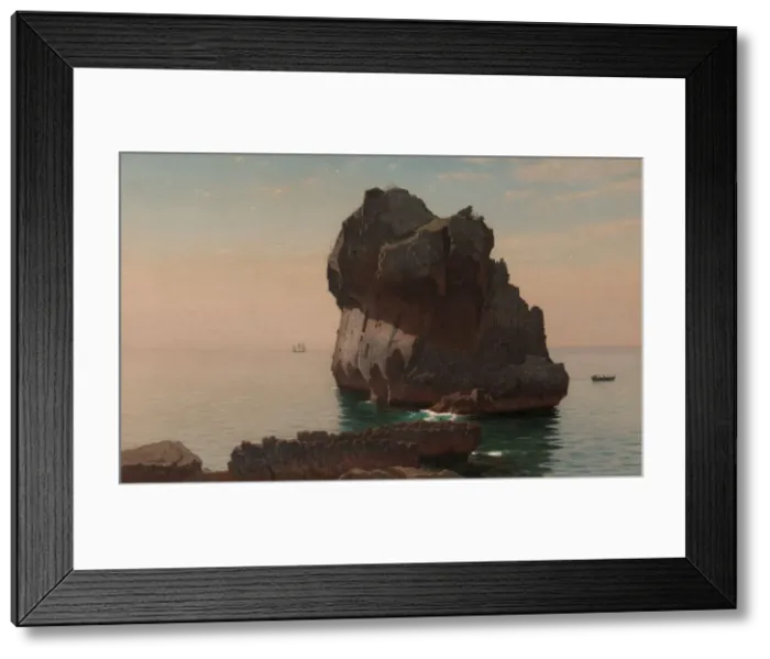 Framed Print : Capri, 1869. Creator: William Stanley Haseltine (American, 1835-1900) Framed Print : Capri, 1869. Creator: William Stanley Haseltine (American, 1835-1900)