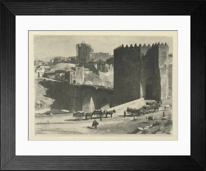 Framed Print : Camera Work: Bridge of St. Martin - Toledo, 1914. Creator: J. Craig Annan (British, 1864-1946) Framed Print : Camera Work: Bridge of St. Martin - Toledo, 1914. Creator: J. Craig Annan (British, 1864-1946)