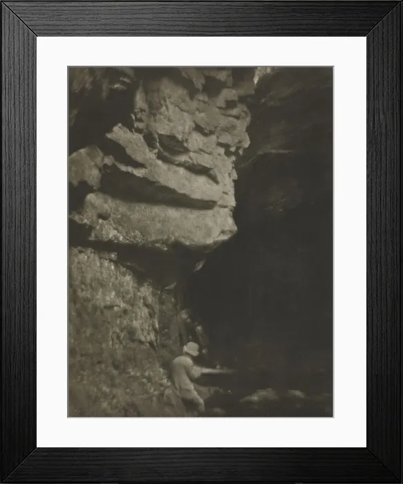 Framed Print : Camera Work: Man Sketching, 1910. Creator: J. Craig Annan (British, 1864-1946) Framed Print : Camera Work: Man Sketching, 1910. Creator: J. Craig Annan (British, 1864-1946)
