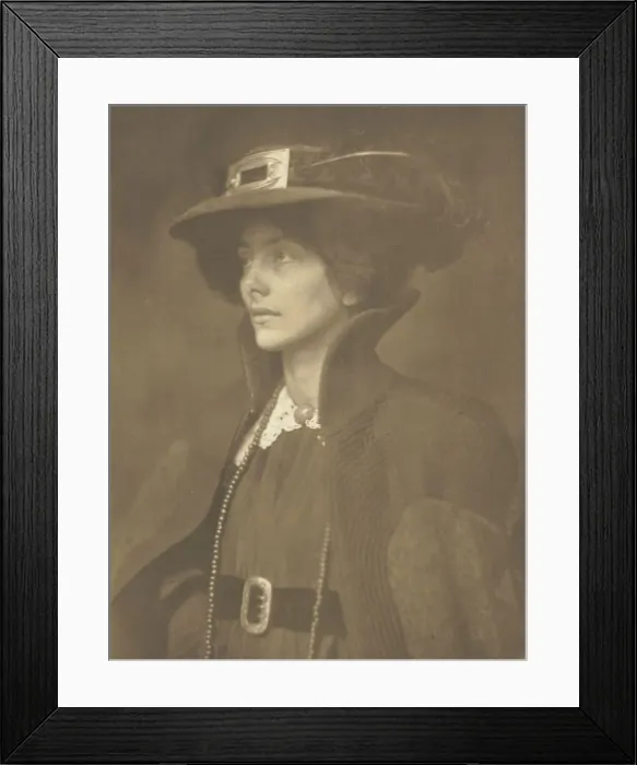 Framed Print : Camera Work: Frau Mathasius, 1904. Creator: J. Craig Annan (British, 1864-1946) Framed Print : Camera Work: Frau Mathasius, 1904. Creator: J. Craig Annan (British, 1864-1946)
