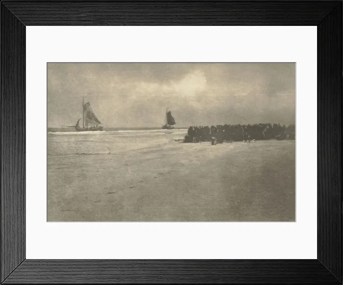 Framed Print : Camera Work: On a Dutch Shore, 1904. Creator: J. Craig Annan (British, 1864-1946) Framed Print : Camera Work: On a Dutch Shore, 1904. Creator: J. Craig Annan (British, 1864-1946)