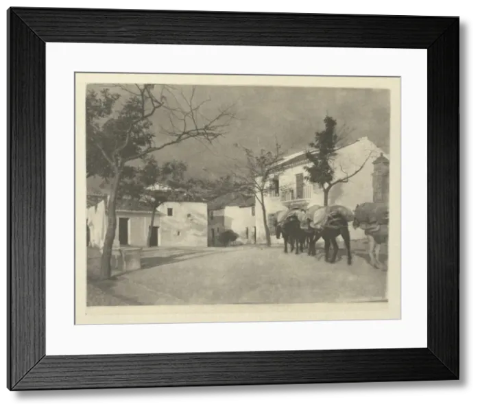 Framed Print : Camera Work: A Square - Ronda, 1914. Creator: J. Craig Annan (British, 1864-1946) Framed Print : Camera Work: A Square - Ronda, 1914. Creator: J. Craig Annan (British, 1864-1946)