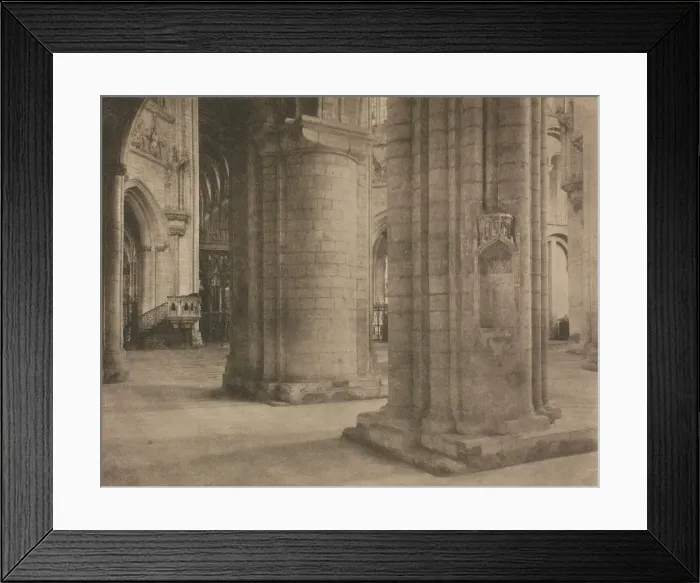 Framed Print : Camera Work: Ely Cathedral: Across Nave and Octagon, 1903. Creator: Frederick H. Evans (British Framed Print : Camera Work: Ely Cathedral: Across Nave and Octagon, 1903. Creator: Frederick H. Evans (British