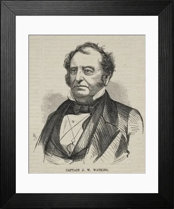 Framed Print : Captain J. W. Watkins, 1857. Creator: Winslow Homer (American, 1836-1910) Framed Print : Captain J. W. Watkins, 1857. Creator: Winslow Homer (American, 1836-1910)