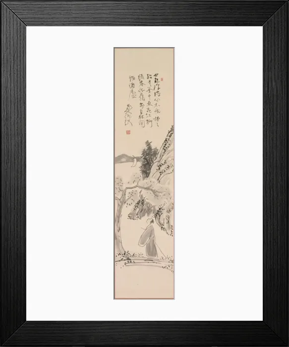 Framed Print : Casually Created on a Spring Day, 19th century. Creator: Murase Taiitsu (Japanese, 1803-1881) Framed Print : Casually Created on a Spring Day, 19th century. Creator: Murase Taiitsu (Japanese, 1803-1881)