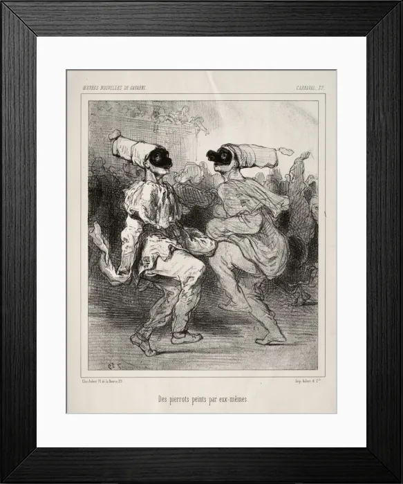 Framed Print : Carnaval. Creator: Paul Gavarni (French, 1804-1866) Framed Print : Carnaval. Creator: Paul Gavarni (French, 1804-1866)