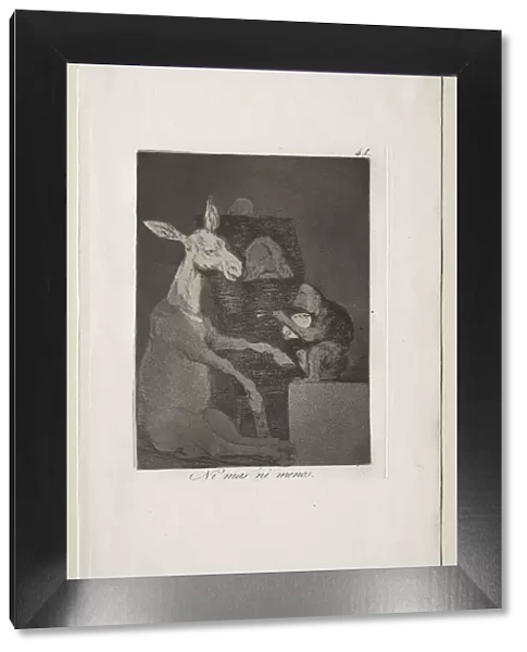 Caprichos: Neither More Nor Less. Creator: Francisco de Goya (Spanish, 1746-1828)