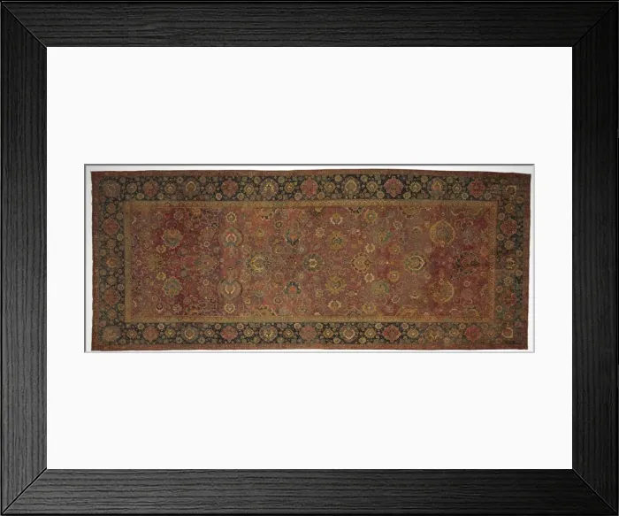 Framed Print : Carpet, 1500s. Creator: Unknown Framed Print : Carpet, 1500s. Creator: Unknown