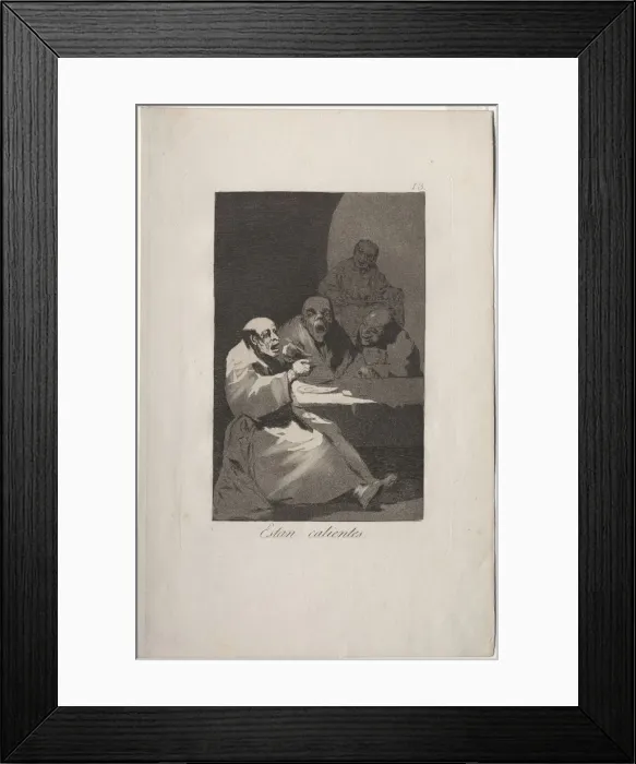 Framed Print : Caprichos: They are Hot Creator: Francisco de Goya (Spanish, 1746-1828) Framed Print : Caprichos: They are Hot Creator: Francisco de Goya (Spanish, 1746-1828)