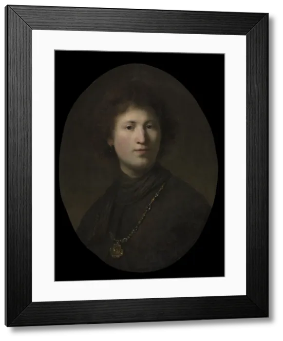 Framed Print : A Young Man with a Chain, c. 1629 or 1632. Creator: Rembrandt van Rijn (Dutch, 1606-1669); Studio Framed Print : A Young Man with a Chain, c. 1629 or 1632. Creator: Rembrandt van Rijn (Dutch, 1606-1669); Studio