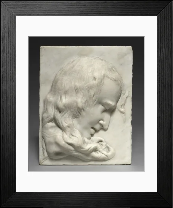 Framed Print : A Young Man, c. 1700. Creator: Orazio Marinali (Italian, 1643-1720) Framed Print : A Young Man, c. 1700. Creator: Orazio Marinali (Italian, 1643-1720)