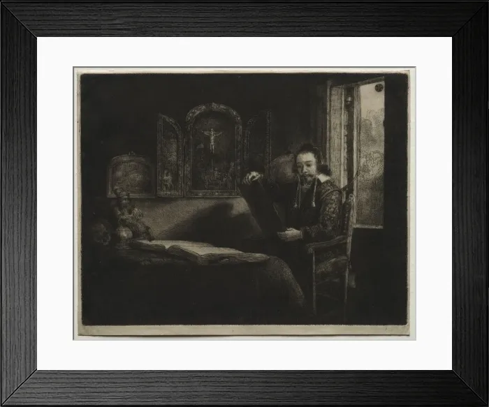 Framed Print : Abraham Francen, Apothecary, c. 1657. Creator: Rembrandt van Rijn (Dutch, 1606-1669) Framed Print : Abraham Francen, Apothecary, c. 1657. Creator: Rembrandt van Rijn (Dutch, 1606-1669)