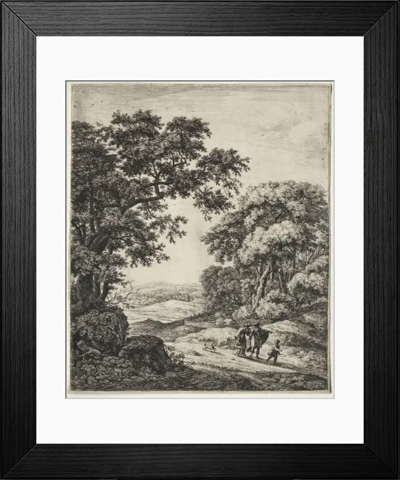 Framed Print : Abraham Dismissing Hagar. Creator: Anthonie Waterloo (Dutch, 1609 / 10-1690) Framed Print : Abraham Dismissing Hagar. Creator: Anthonie Waterloo (Dutch, 1609 / 10-1690)