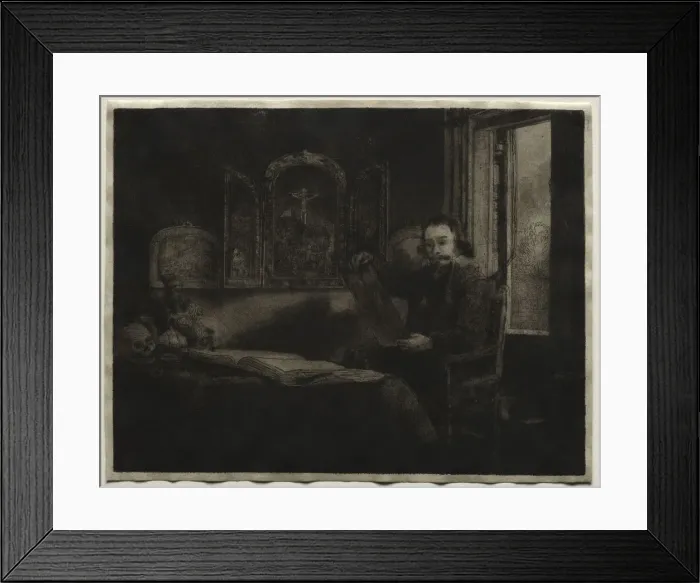 Framed Print : Abraham Francen, Apothecary, c. 1657. Creator: Rembrandt van Rijn (Dutch, 1606-1669) Framed Print : Abraham Francen, Apothecary, c. 1657. Creator: Rembrandt van Rijn (Dutch, 1606-1669)