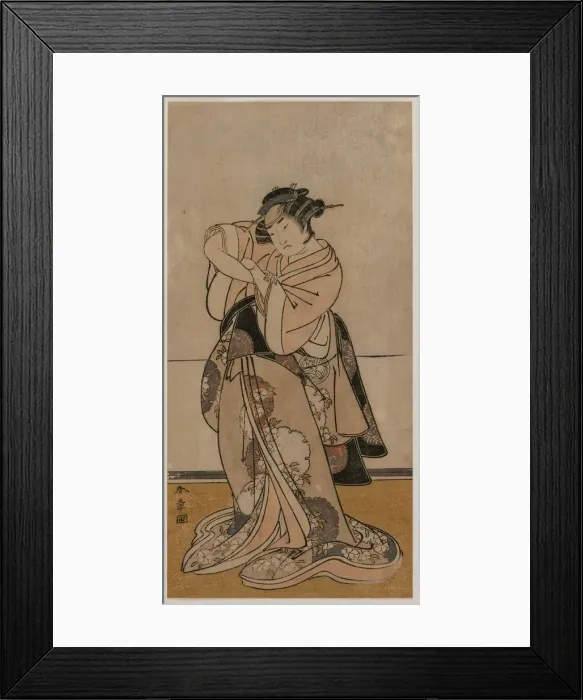 Framed Print : Actor Yamashita Yaozo. Creator: Katsukawa Shunsho (Japanese, 1726-1792)