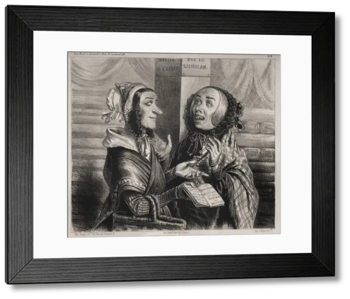 Framed Print : Actualites: Ah! Mame Chopin!... 1841. Creator: Clemente Pruche (French, 1831-1870) Framed Print : Actualites: Ah! Mame Chopin!... 1841. Creator: Clemente Pruche (French, 1831-1870)