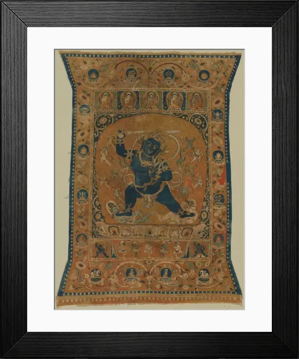 Framed Print : Achala, King of the Wrathful Ones (previously identified as Vighnantaka), early 1200s