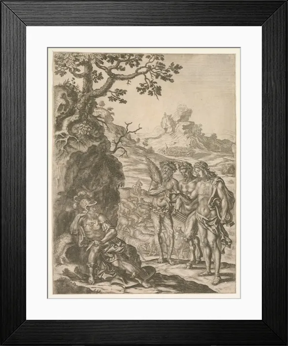 Framed Print : Aeneid, 1658. Creator: Pierre Lombart (French, 1612-1682) Framed Print : Aeneid, 1658. Creator: Pierre Lombart (French, 1612-1682)