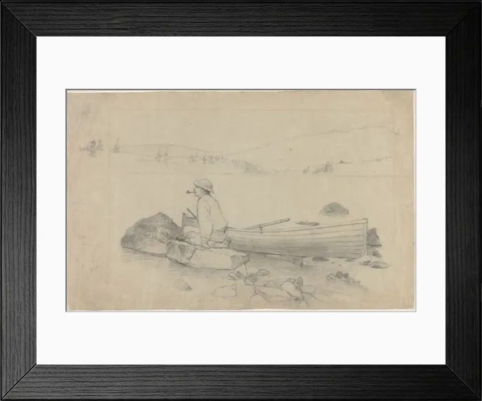 Framed Print : Adirondacks, 1868. Creator: Homer Dodge Martin (American, 1836-1897) Framed Print : Adirondacks, 1868. Creator: Homer Dodge Martin (American, 1836-1897)