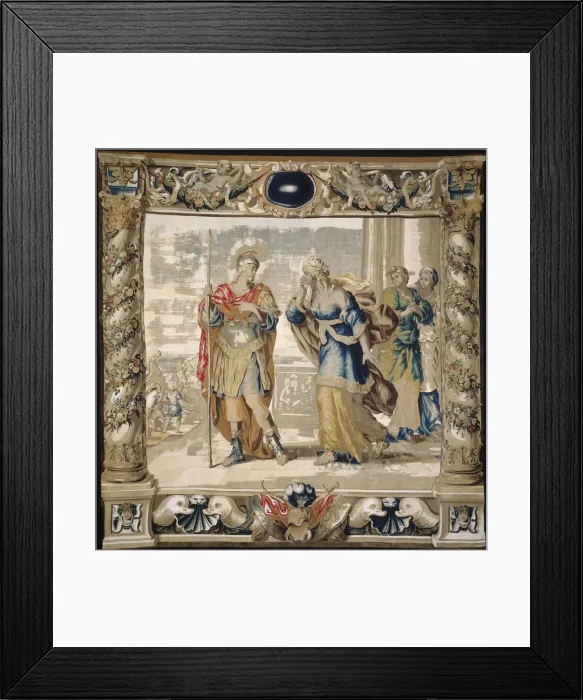 Framed Print : Aeneas says Farewell to Dido, 1679. Creator: Giovanni Francesco Romanelli (Italian Framed Print : Aeneas says Farewell to Dido, 1679. Creator: Giovanni Francesco Romanelli (Italian