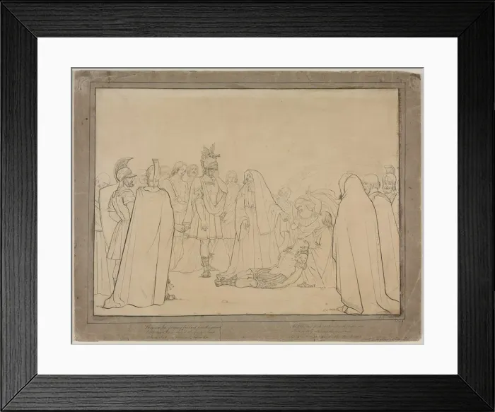 Framed Print : Aeneas Shown the Body of Pallas from Virgils Aeneid, 1843 Framed Print : Aeneas Shown the Body of Pallas from Virgils Aeneid, 1843
