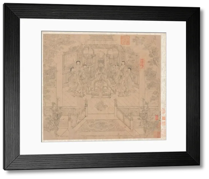 Framed Print : Album of Daoist and Buddhist Themes, 1200s. Creator: Unknown Framed Print : Album of Daoist and Buddhist Themes, 1200s. Creator: Unknown