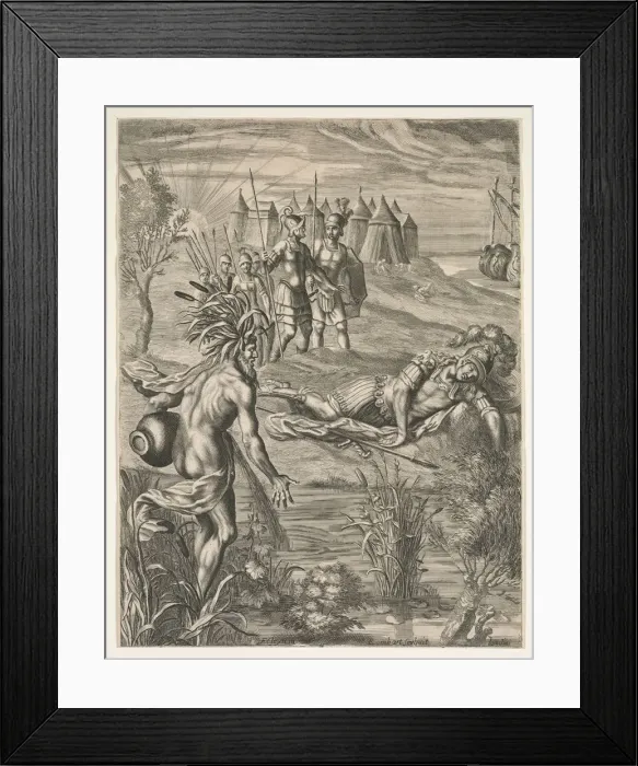 Framed Print : Aeneid, 1658. Creator: Pierre Lombart (French, 1612-1682) Framed Print : Aeneid, 1658. Creator: Pierre Lombart (French, 1612-1682)