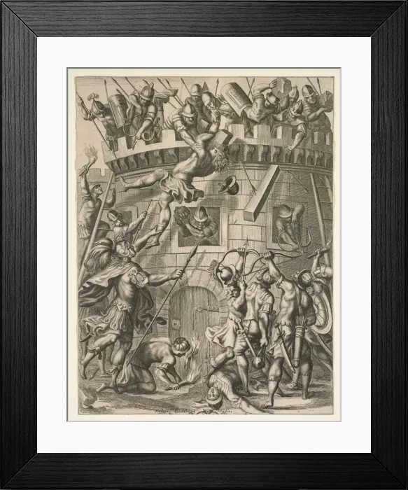 Framed Print : Aeneid, 1658. Creator: Pierre Lombart (French, 1612-1682) Framed Print : Aeneid, 1658. Creator: Pierre Lombart (French, 1612-1682)