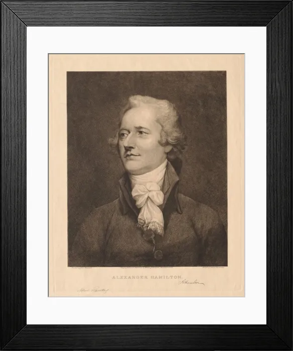 Framed Print : Alexander Hamilton, 1895. Creator: Albert Rosenthal (American, 1863-1939) Framed Print : Alexander Hamilton, 1895. Creator: Albert Rosenthal (American, 1863-1939)