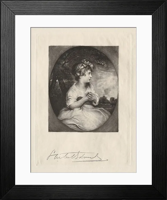 Framed Print : Age of Innocence, 19th-20th century. Creator: Samuel Arlent-Edwards (American, 1862-1938) Framed Print : Age of Innocence, 19th-20th century. Creator: Samuel Arlent-Edwards (American, 1862-1938)